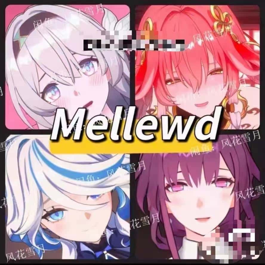 mellewd 画师至25.10月最新 建模参考素材合集-小蛇ACG